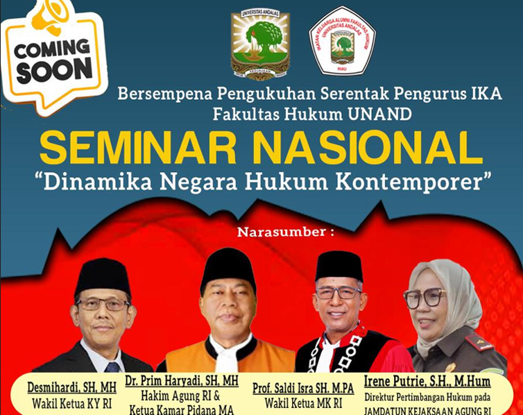 Saldi Isra, Hakim Agung, dan Komisi Yudisial Satu Panggung di Seminar Hukum Nasional di Pekanbaru