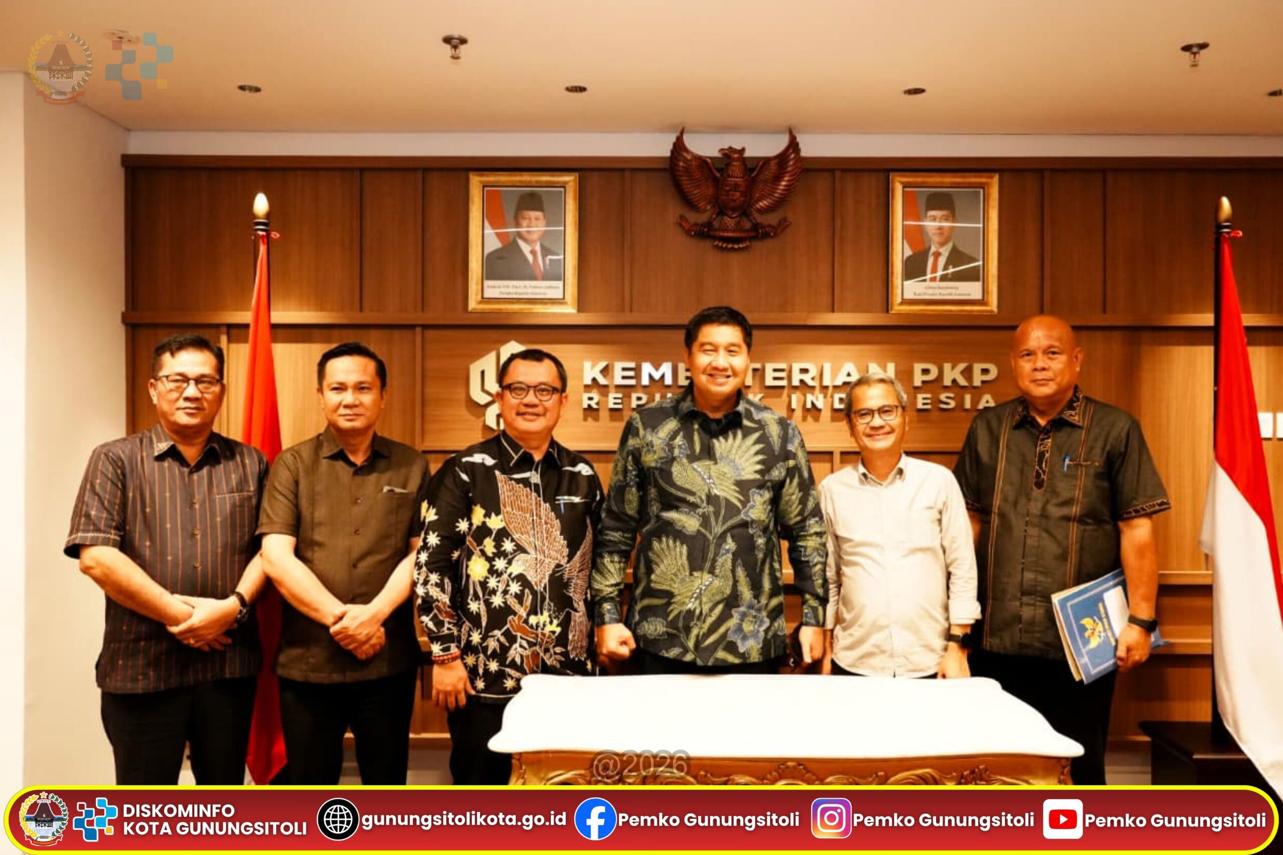 Wali Kota Gunungsitoli dan Kepala Daerah se-Kepulauan Nias Audiensi dengan Menteri PKP Bahas Percepatan Program Perumahan