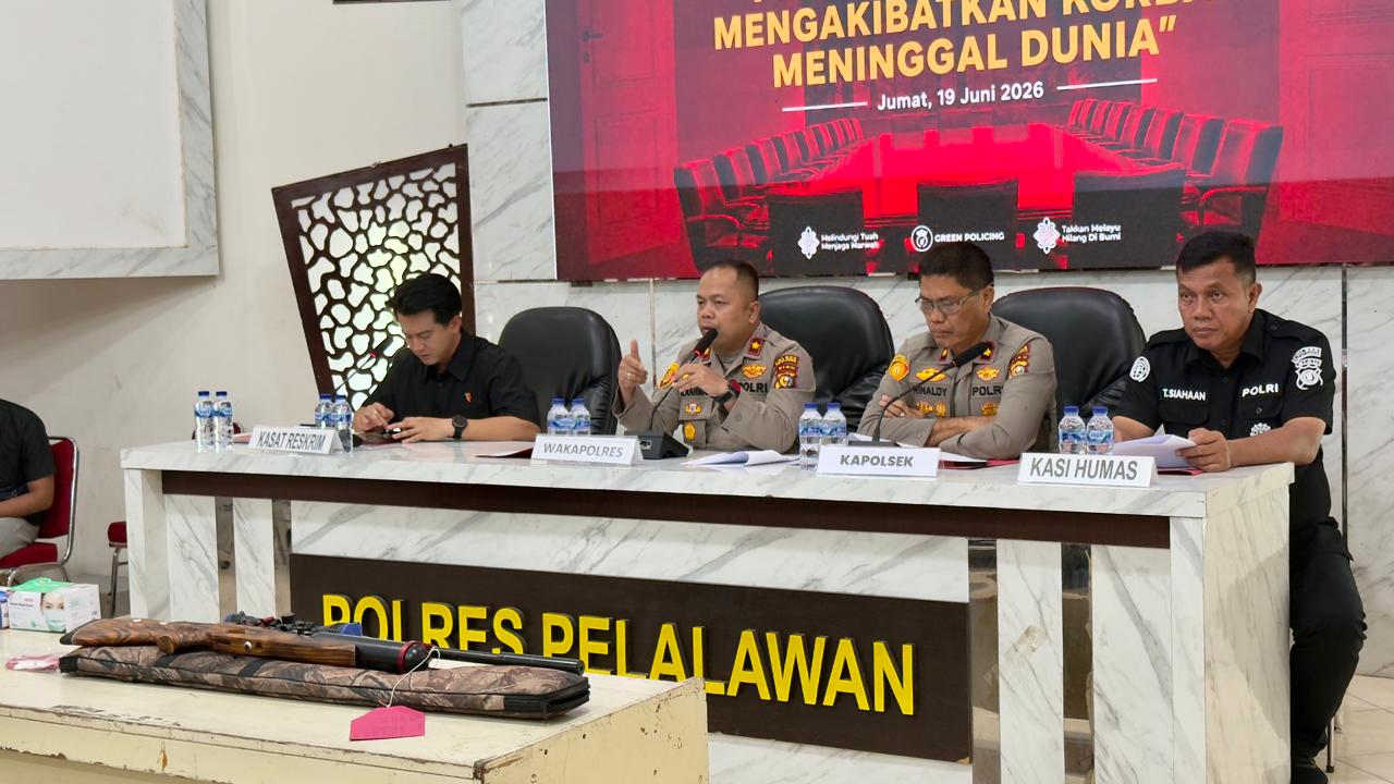 Perampokan Brutal di Pelalawan Terungkap dalam Waktu Kurang dari 12 Jam, Pelaku Ditangkap Polisi