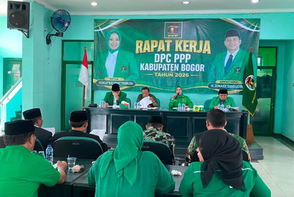 PPP Kabupaten Bogor Gelar Raker 2026, Elly Rachmat Yasin Tekankan Konsolidasi Kader