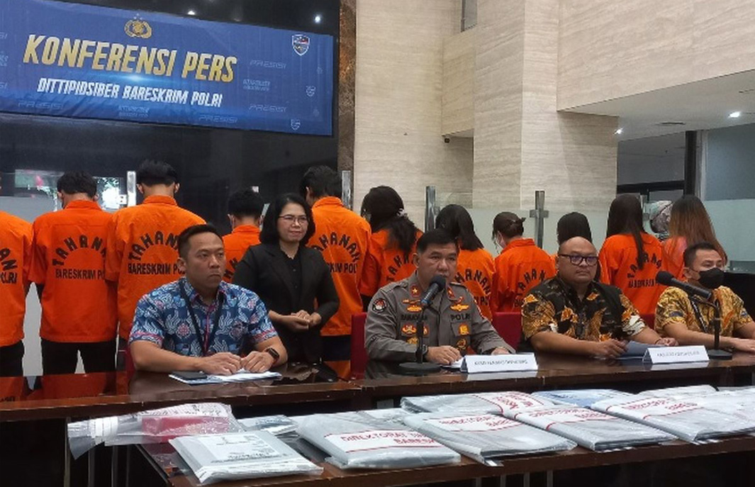 Bareskrim Ungkap Sindikat Judi Online Kelola 145 Situs, Nilai Deposit Tembus Rp13,9 Triliun