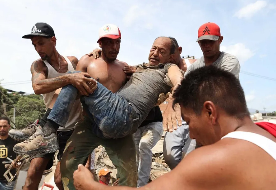 Korban Gempa Venezuela Bertambah Jadi 1.450 Jiwa, Tim Penyelamat Berpacu dengan Waktu Korban Gempa Venezuela Bertambah Jadi 1.450 Jiwa, Tim Penyelamat Berpacu dengan Waktu