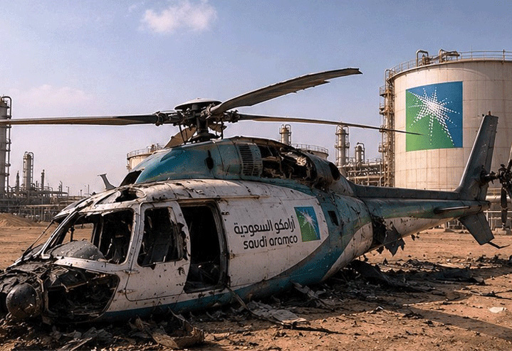 Helikopter Aramco Jatuh di Arab Saudi, 14 Penumpang Tewas Helikopter Aramco Jatuh di Arab Saudi, 14 Penumpang Tewas