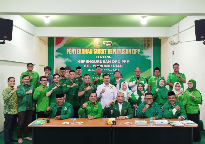 PPP Riau Siapkan Pelantikan Serentak Agustus 2026, Konsolidasi Jadi Fokus Bangkitkan Kekuatan Partai PPP Riau Siapkan Pelantikan Serentak Agustus 2026, Konsolidasi Jadi Fokus Bangkitkan Kekuatan Partai