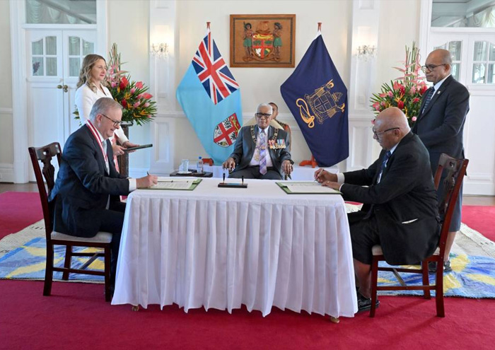 Australia dan Fiji Resmi Bentuk Aliansi Pertahanan, Perkuat Keamanan Kawasan Pasifik Australia dan Fiji Resmi Bentuk Aliansi Pertahanan, Perkuat Keamanan Kawasan Pasifik