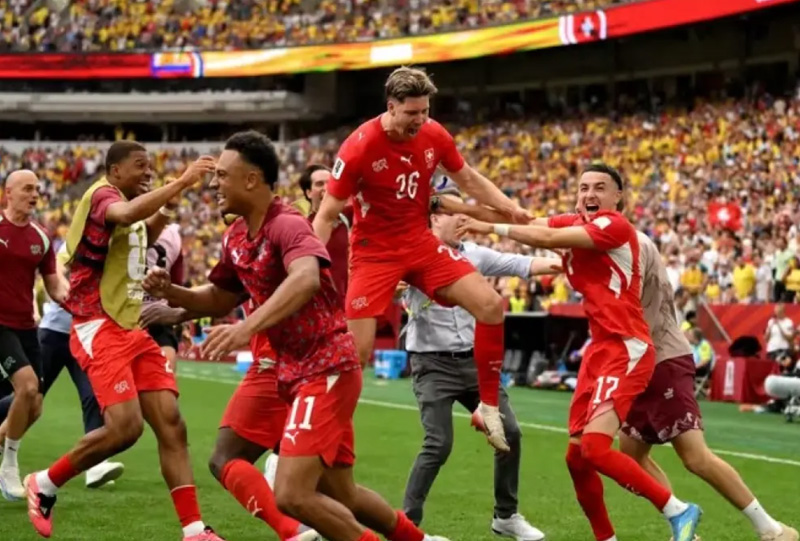 Swiss Singkirkan Kolombia Lewat Adu Penalti, Tantang Argentina di Perempat Final Swiss Singkirkan Kolombia Lewat Adu Penalti, Tantang Argentina di Perempat Final