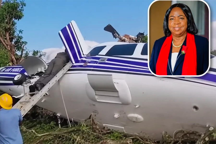 Wakil Presiden Zambia Selamat Usai Helikopter Jatuh Saat Kampanye Wakil Presiden Zambia Selamat Usai Helikopter Jatuh Saat Kampanye