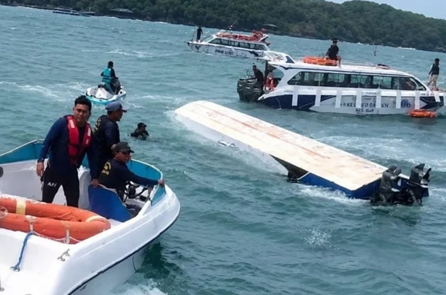 Speedboat Terbalik di Vietnam, 15 Turis India Tewas Speedboat Terbalik di Vietnam, 15 Turis India Tewas
