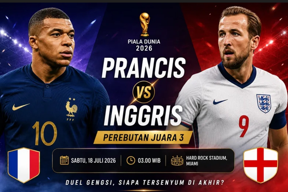 Jadwal Final dan Perebutan Posisi Ketiga Piala Dunia 2026 Jadwal Final dan Perebutan Posisi Ketiga Piala Dunia 2026