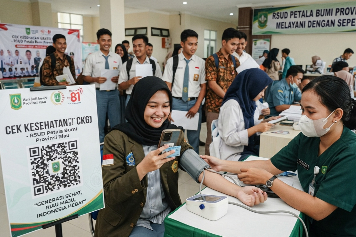 RSUD Petala Bumi Buka Layanan Cek Kesehatan Gratis untuk Pelajar dan Mahasiswa RSUD Petala Bumi Buka Layanan Cek Kesehatan Gratis untuk Pelajar dan Mahasiswa