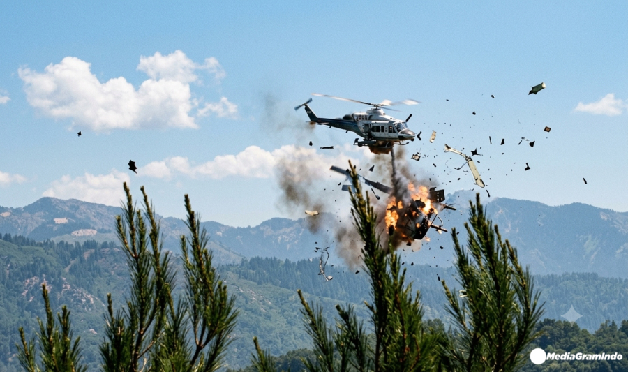 Dua Helikopter Pemadam Kebakaran Tabrakan Saat Tangani Karhutla Yunani, Dua Orang Tewas Dua Helikopter Pemadam Kebakaran Tabrakan Saat Tangani Karhutla Yunani, Dua Orang Tewas