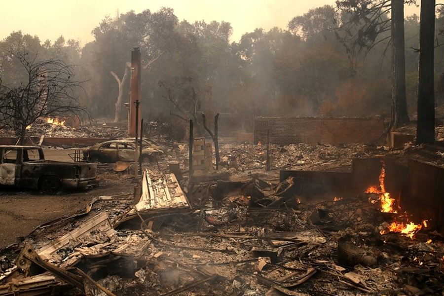 Kebakaran Hutan Besar di Washington Hanguskan Ratusan Bangunan, Puluhan Ribu Warga Dievakuasi