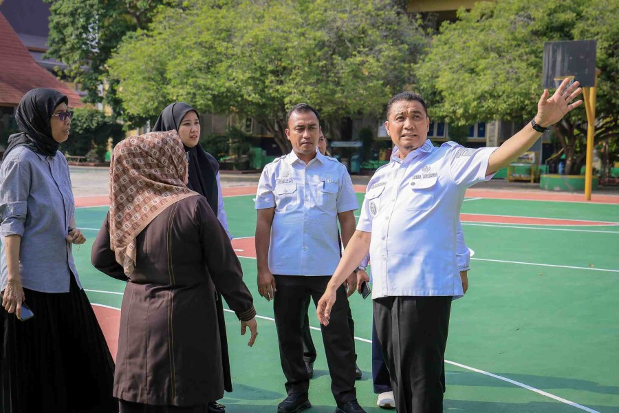 Delegasi IMT-GT Melihat Praktik Sekolah Hijau di SMPN 4 Pekanbaru
