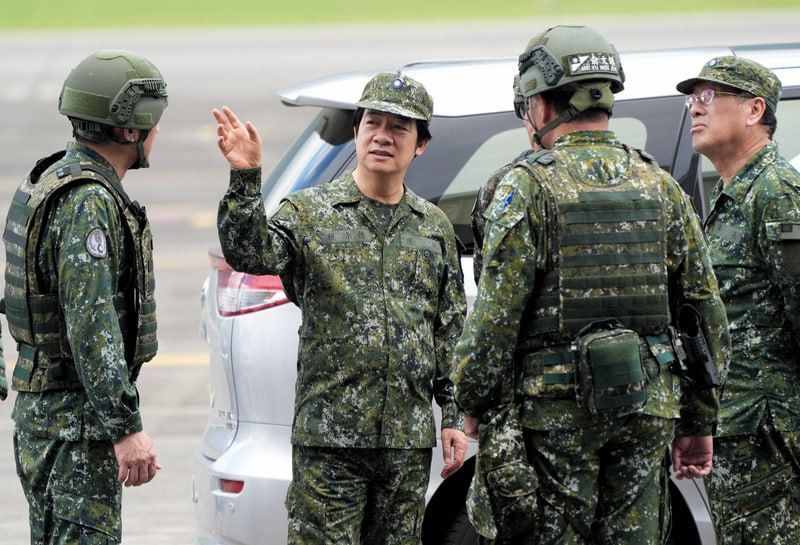 Presiden Taiwan Ikut Simulasi Evakuasi dalam Latihan Perang Presiden Taiwan Ikut Simulasi Evakuasi dalam Latihan Perang