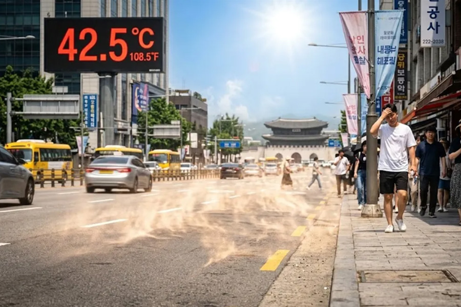 Gelombang Panas Melanda Korea Selatan, Suhu Diprediksi Capai 37 Derajat Gelombang Panas Melanda Korea Selatan, Suhu Diprediksi Capai 37 Derajat