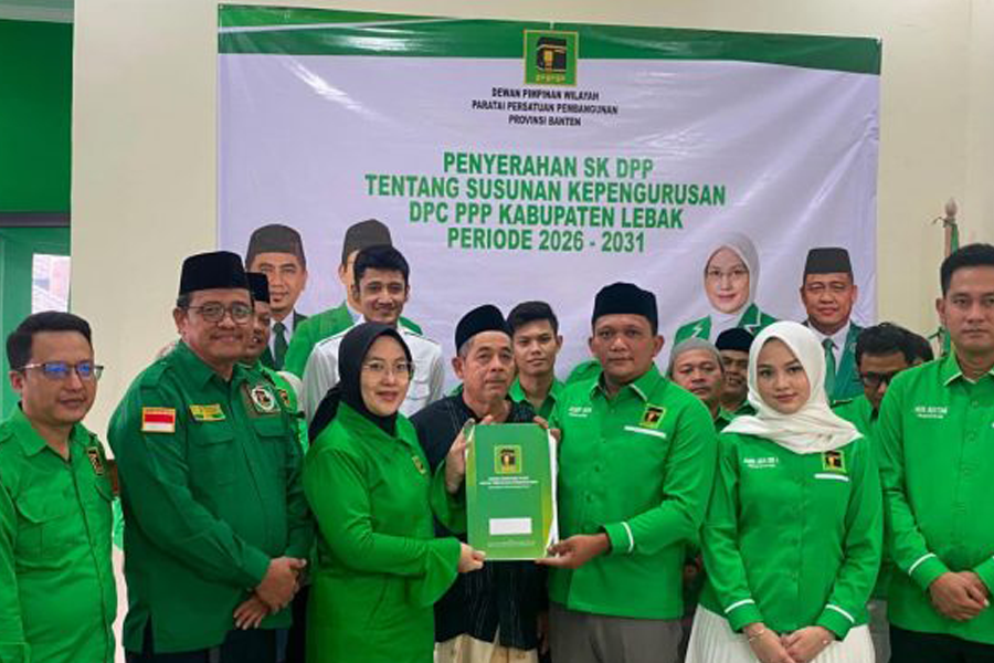 Kepengurusan Baru DPC PPP Lebak Periode 2026-2031 Resmi Dikukuhkan