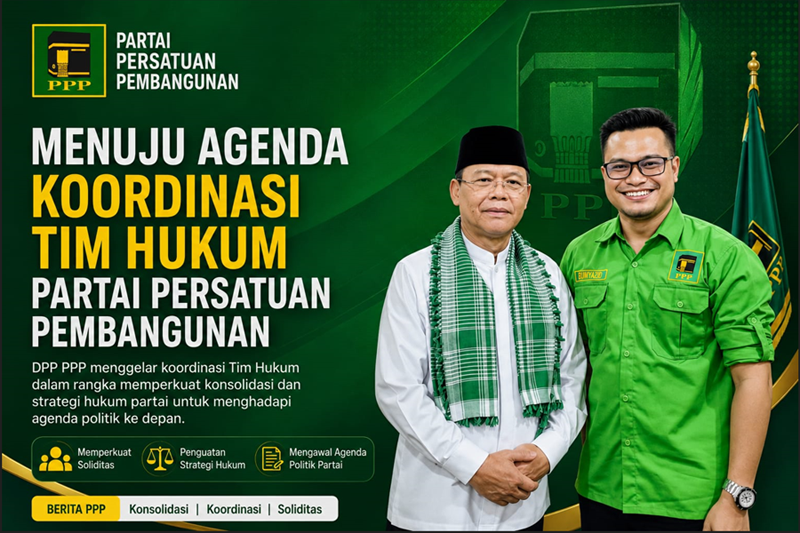 Sukseskan Sarasehan Hukum, DPW PPP Riau Kirim Praktisi Hukum ke Jakarta