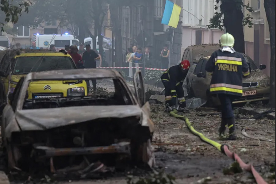Serangan Drone dan Rudal Rusia-Ukraina, Sedikitnya 19 Orang Tewas