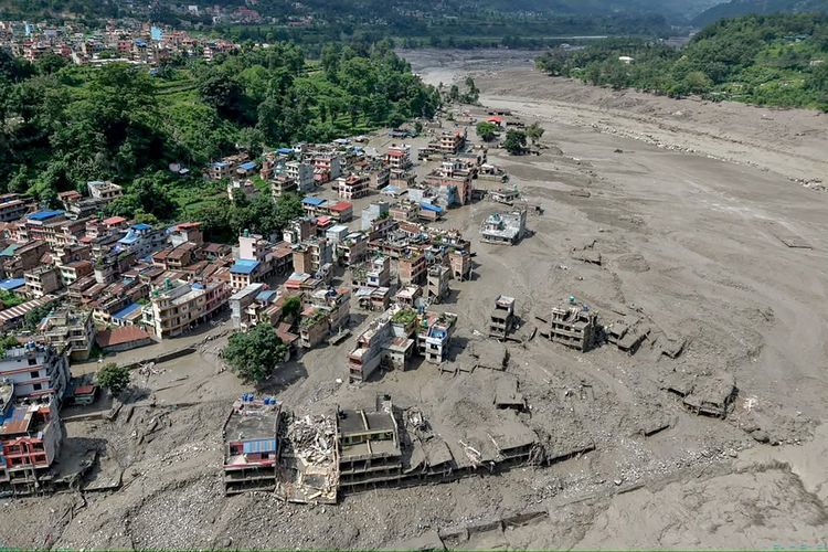 Banjir Bandang di Perbatasan Nepal-China Tewaskan 157 Orang