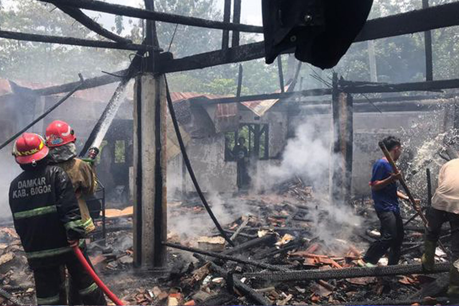 Kebakaran Ponpes di Bogor Berdampak pada 56 Santri, Lima Alami Luka Bakar