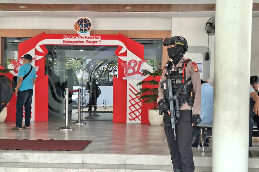 Polisi Geledah Kantor BPN Kabupaten Bogor, Sejumlah Dokumen dan Elektronik Disita