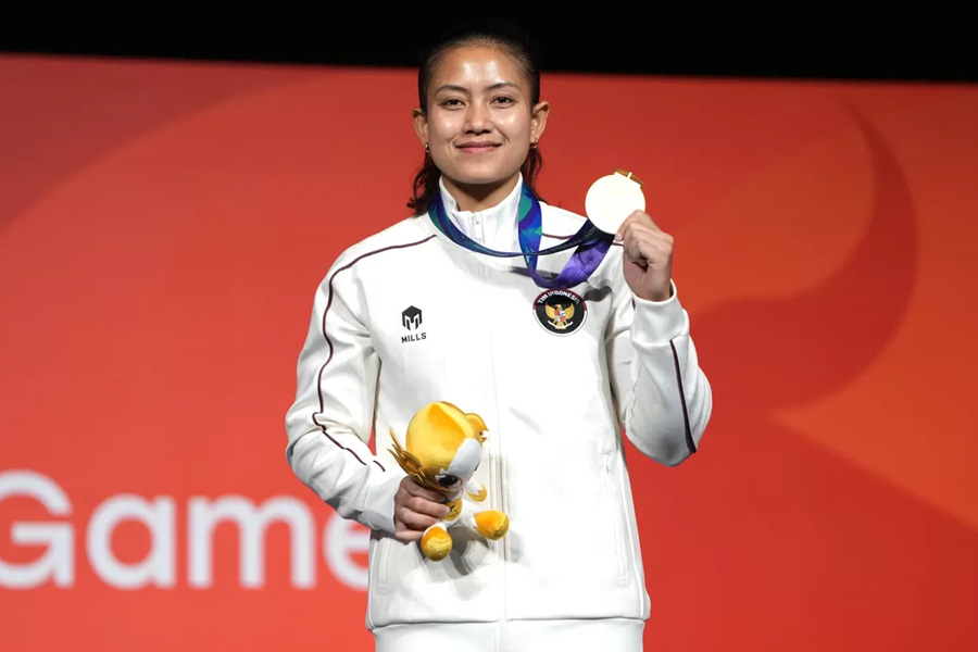 Desak Made Ukir Rekor Baru dan Bawa Emas Indonesia di Asian Games 2026 Desak Made Ukir Rekor Baru dan Bawa Emas Indonesia di Asian Games 2026