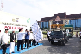 Dari Kota hingga Pelosok Desa, Daging Kurban Polda Riau Hadir untuk Warga