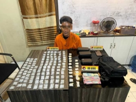 Rumah di Mandah Digerebek Polisi, Sabu 220 Gram Lebih Disita