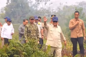 Prabowo Pimpin Penanganan Karhutla di Kalimantan, Minta Pelanggaran Ditindak Tegas