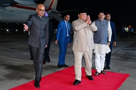 Prabowo Tiba di New Delhi, Bersiap Ikuti KTT BRICS ke-18