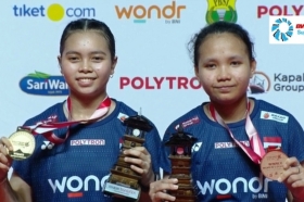 Kalahkan Unggulan Teratas Thailand, Isyana/Rinjani Rebut Gelar Indonesia Masters 2026 Super 100